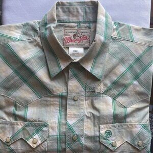 Men's WRANGLER snap short sleeve‎ shirt